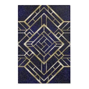 Geometric Vintage Glam Floor Mat